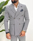 ABITO DOPPIOPETTO MICROFANTASIA SDL OUTFIT