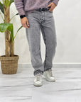 JEANS BAGGY LAVAGGIO GRIGIO 122
