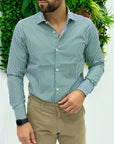 CAMICIA SLIM RIGA STRETTA