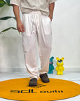 PANTALACCIO FONDO AMPIO IN LINO 383 SDL