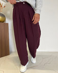 PANTALONE BALLOON DOPPIA PINCES Z76