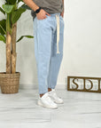 JEANS CON ELASTICO IN VITA 590