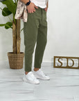 JEANS CRT DRILL SDL OUTFIT