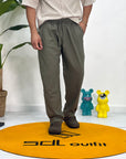 PANTALACCIO FONDO AMPIO IN LINO 383 SDL