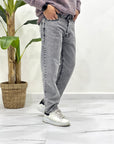 JEANS BAGGY LAVAGGIO GRIGIO 122