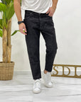 JEANS CARROT BOMBASTIC NERO SDL OUTFIT