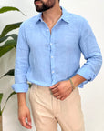 CAMICIA VOILA' IN LINO SDL OUTFIT