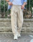 PANTALONE FONDO AMPIO CON LACCIO 503