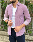 CAMICIA SLIM RIGA STRETTA