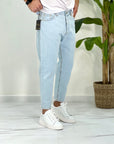 JEANS CARROT DOPPIO MARMO SDL OUTFIT