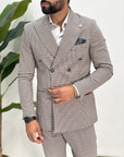 ABITO DOPPIOPETTO MICROFANTASIA SDL OUTFIT