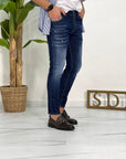 JEANS ELASTICO NAPOLI MICROROTTURE SDL OUTFIT
