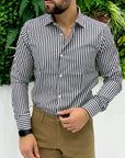 CAMICIA SLIM RIGA LARGA