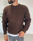 MAGLIONE STRAPPATO 223 SDL