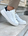 SNEAKERS MOD ARMY BIANCO+NERO