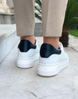 SNEAKERS MOD ARMY BIANCO+NERO