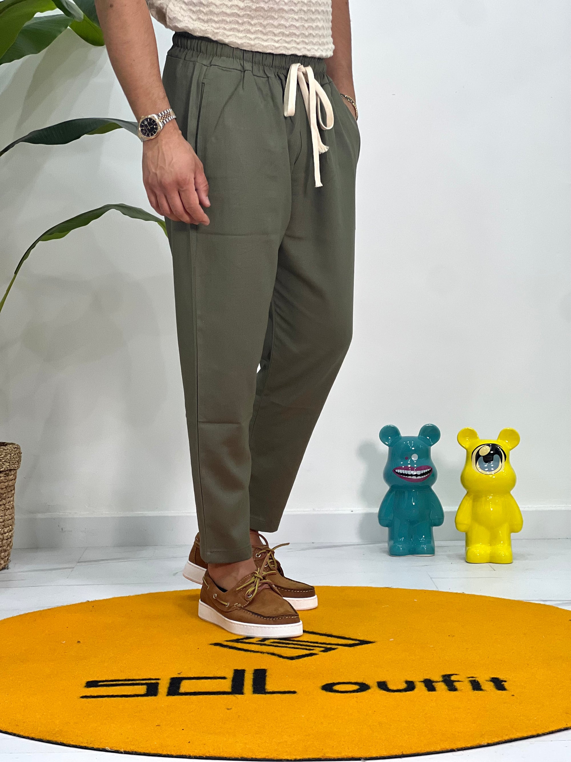 PANTALACCIO REGULAR  MISTO LINO SDL