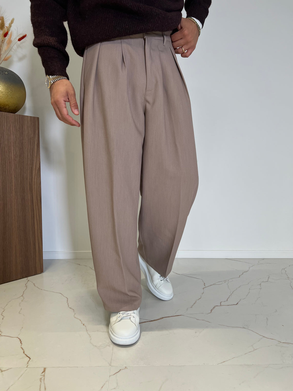 PANTALONE BALLOON DOPPIA PINCES Z76