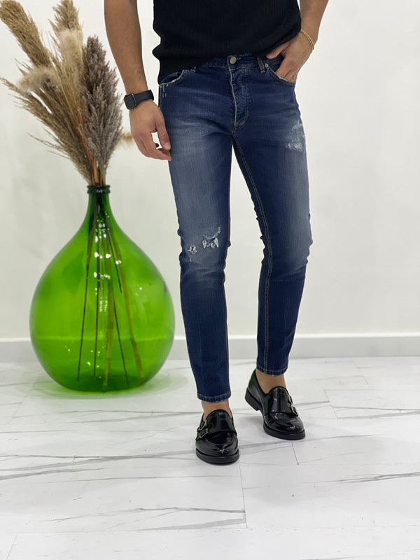 JEANS ELASTICO SARCITO SCURO SDL OUTFIT