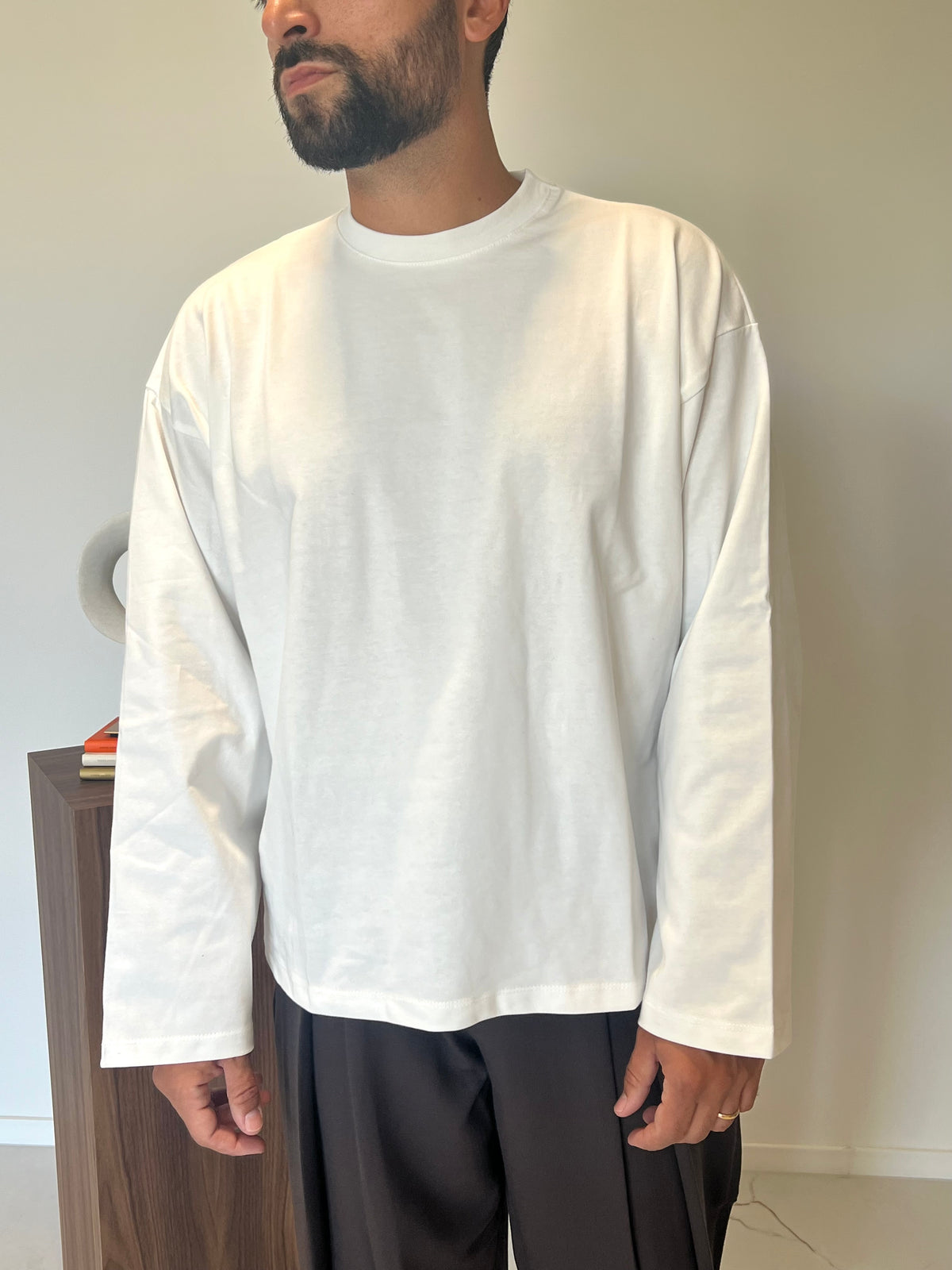 T-SHIRT LONGSLEEVE CROPPED HM01