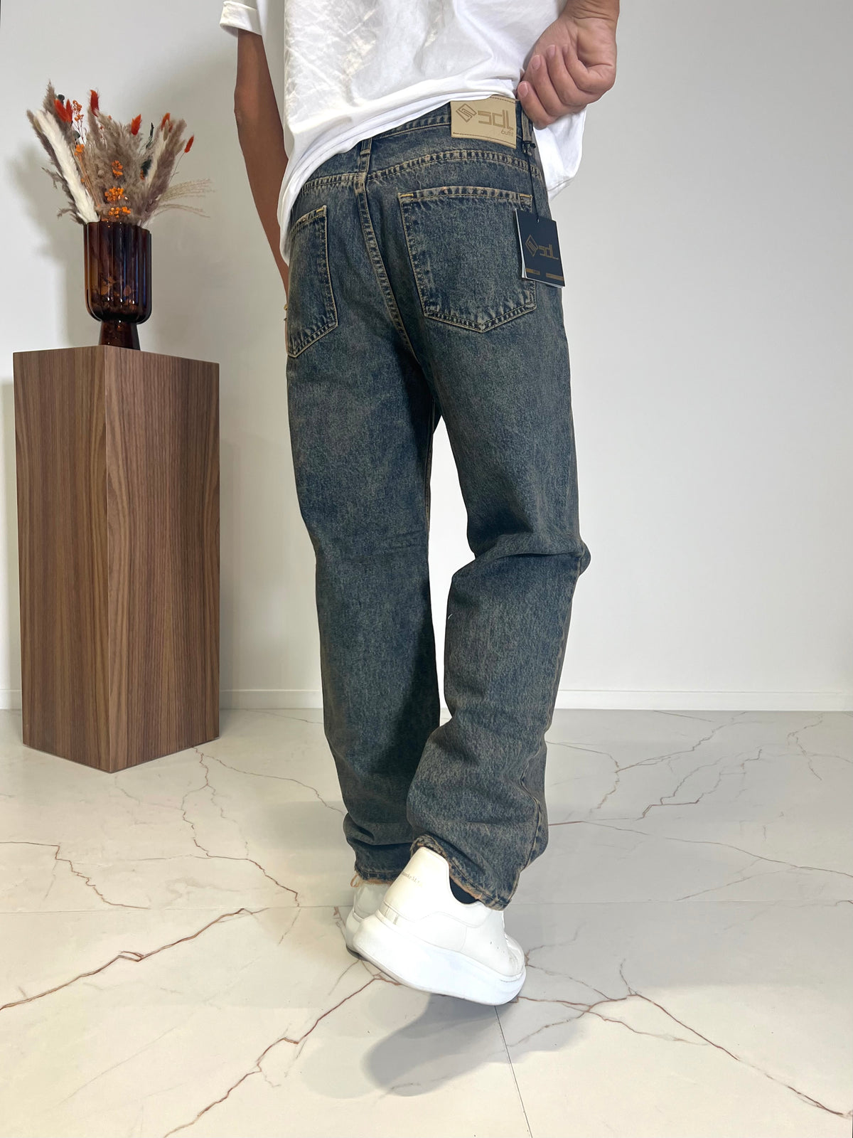 JEANS BAGGY MARMORIZZATO VINTAGE SDL OUTFIT