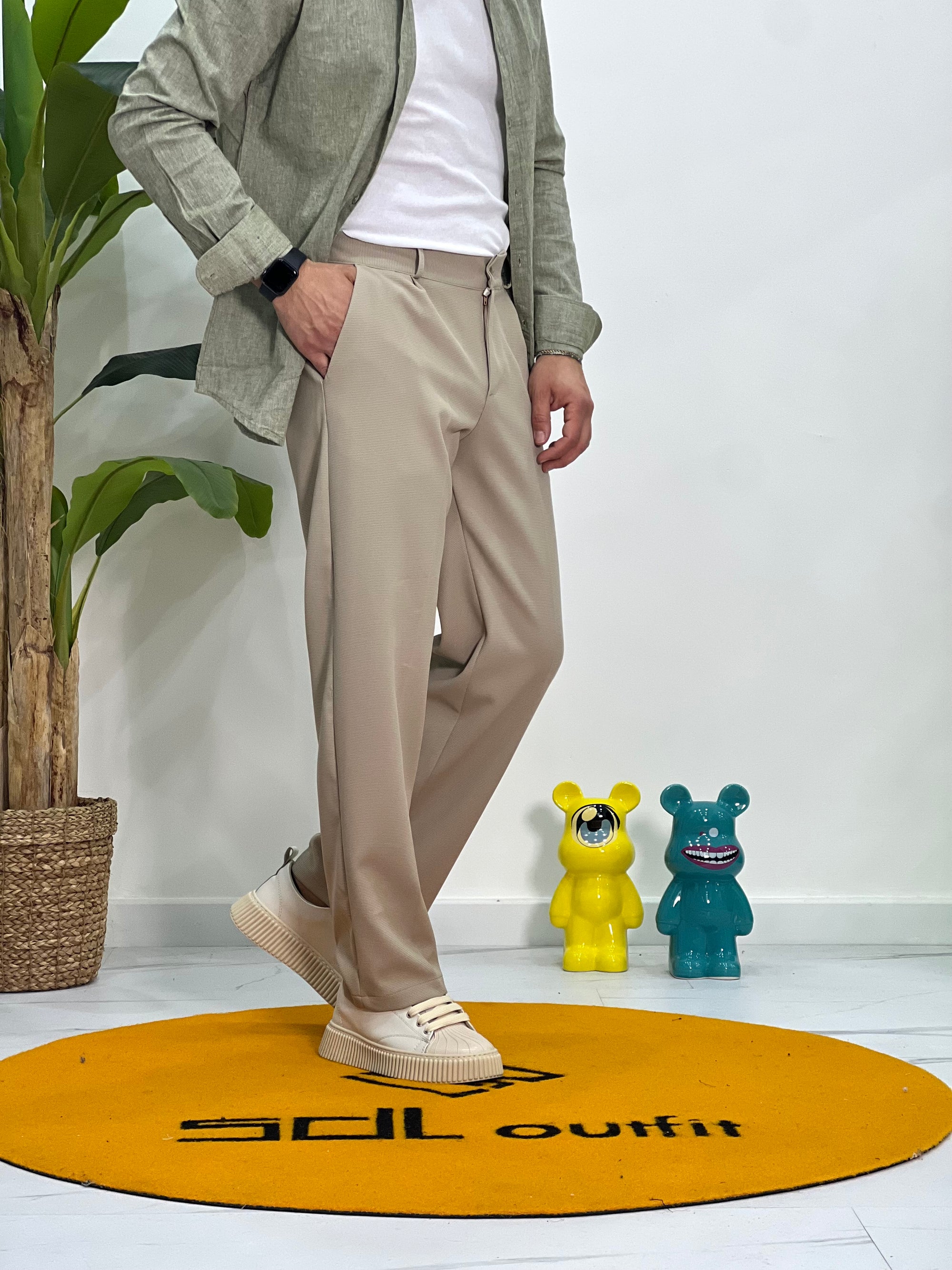 PANTALONE FONDO AMPIO NIDO D'APE