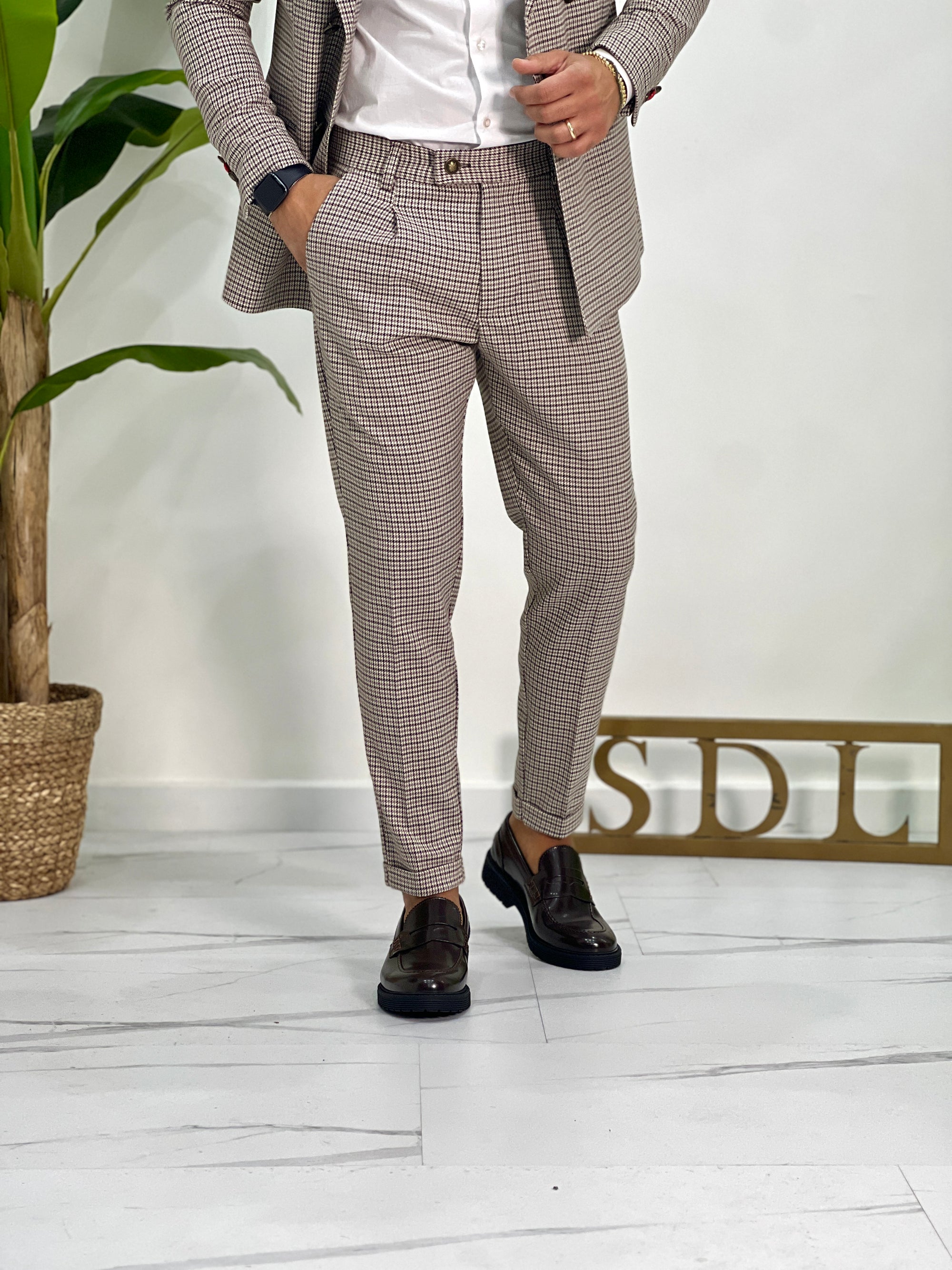 ABITO DOPPIOPETTO MICROFANTASIA SDL OUTFIT