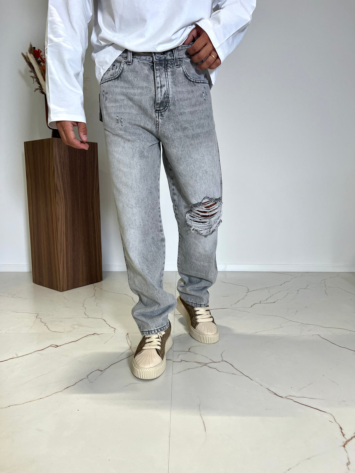 JEANS BAGGY LONDRA ROTTURE SDL OUTFIT