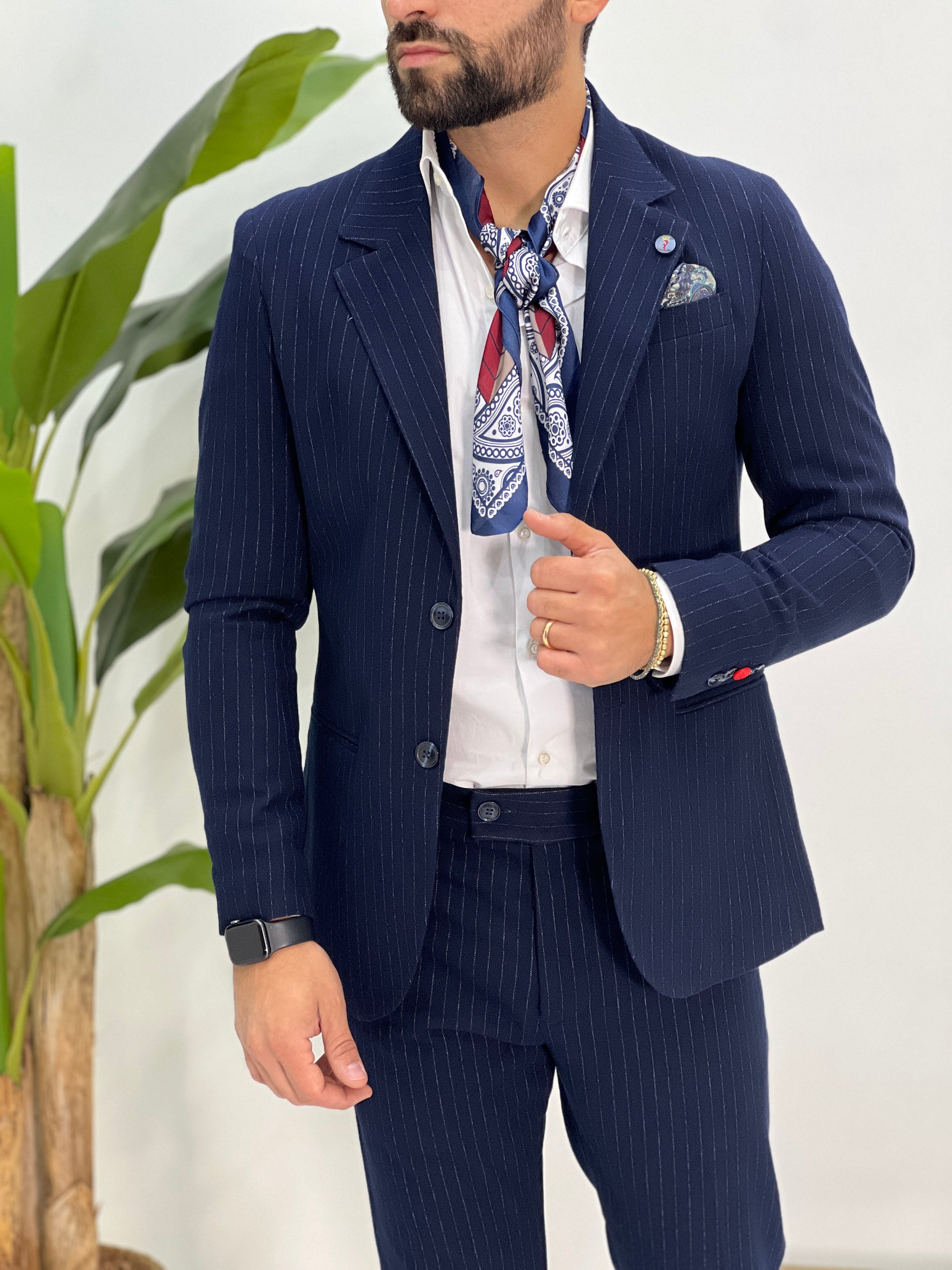 ABITO VIENNA MONOPETTO GESSATO SDL