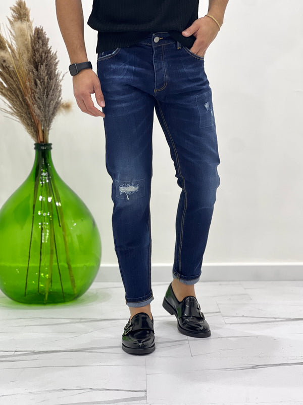 JEANS ELASTICO-LAV ZERO CON TOPPA SDL OUTFIT