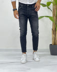 JEANS ELASTICO NERO SFUMATO SDL OUTFIT