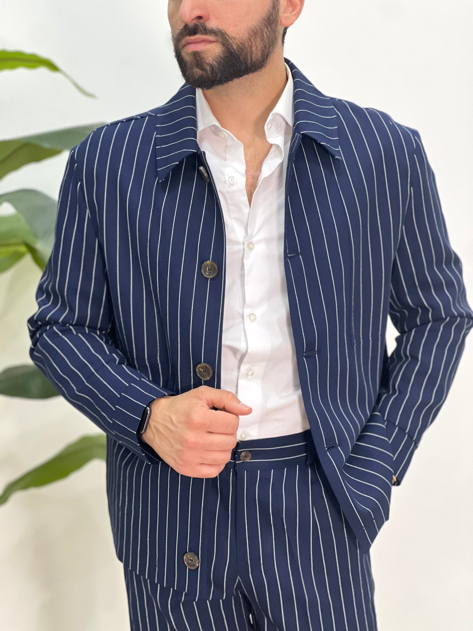 COORDINATO MAX MISTO LINO GESSATO SDL