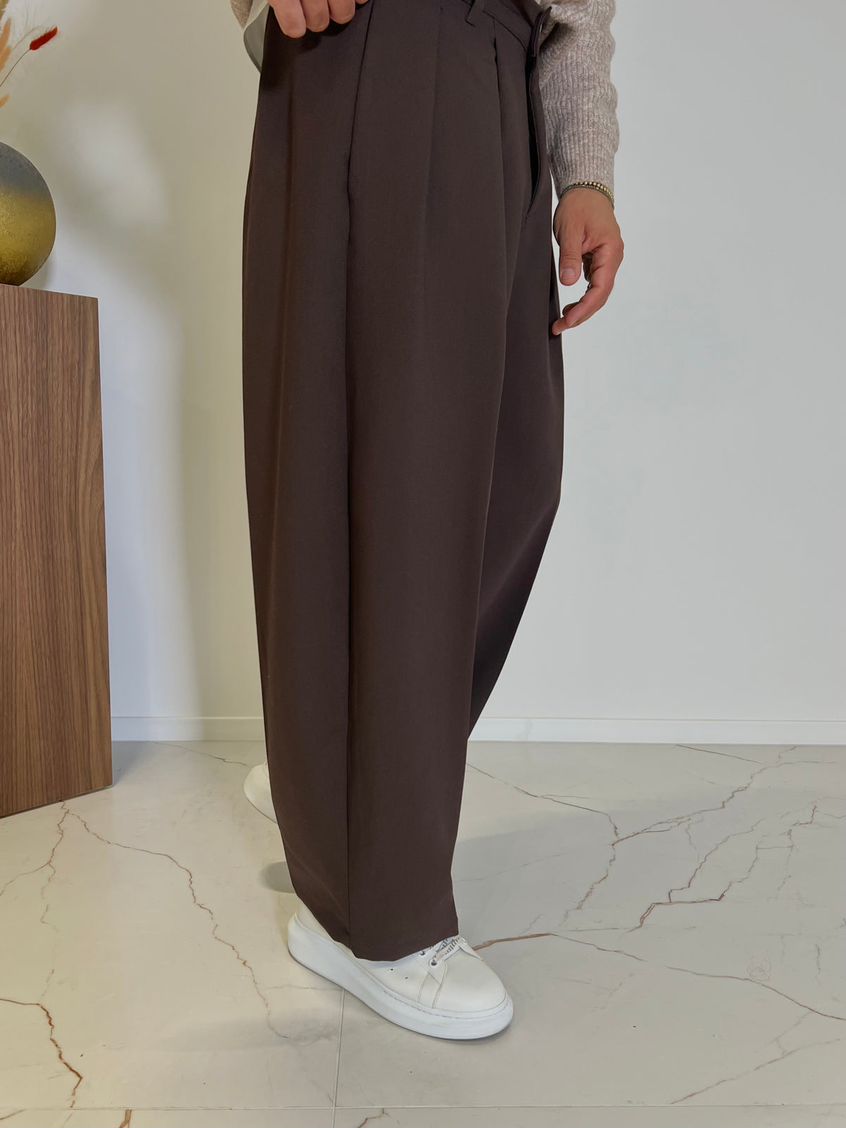 PANTALONE BALLOON DOPPIA PINCES Z76