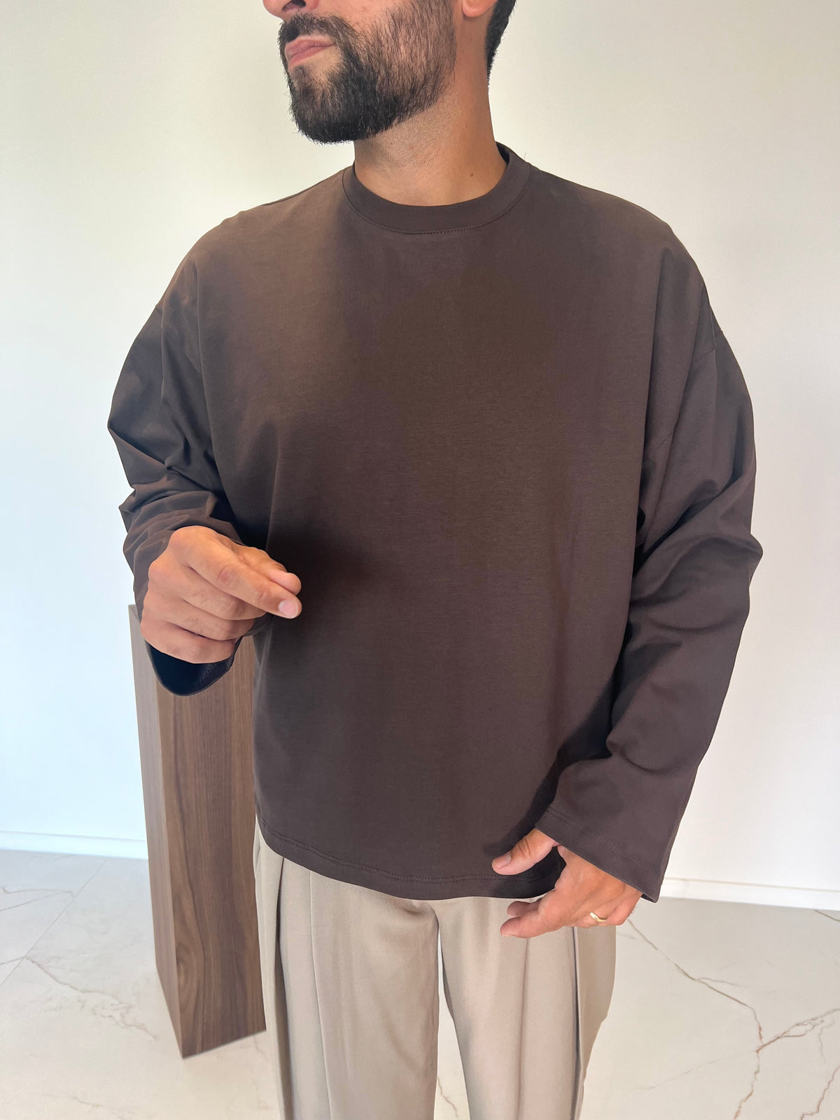 T-SHIRT LONGSLEEVE CROPPED HM01