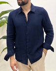 CAMICIA VOILA' IN LINO SDL OUTFIT