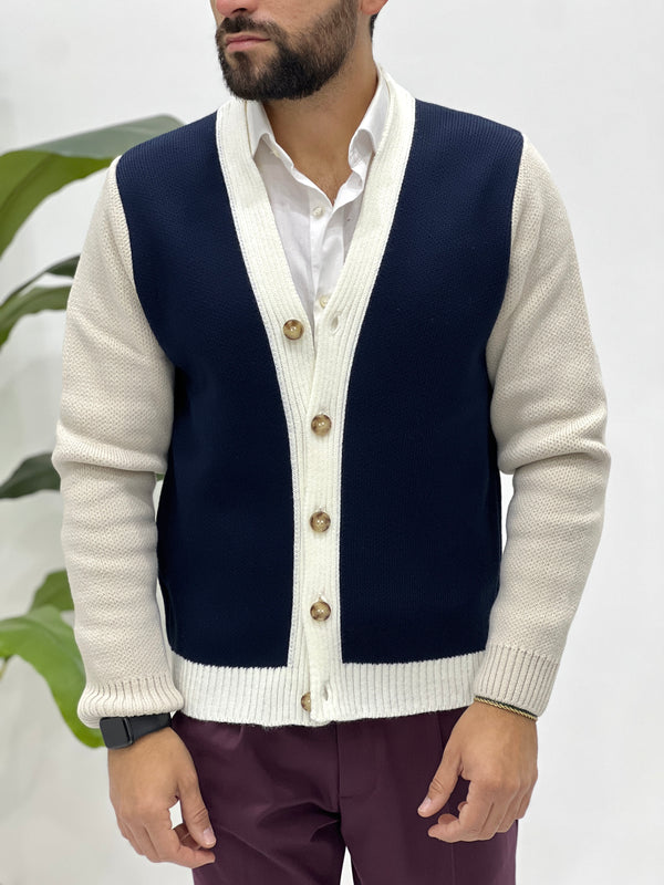 CARDIGAN BICOLOR SDL OUTFIT