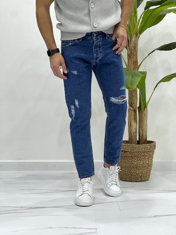 JEANS FLORIDA CON ROTTURE SDL OUTFIT