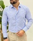CAMICIA SLIM RIGA LARGA