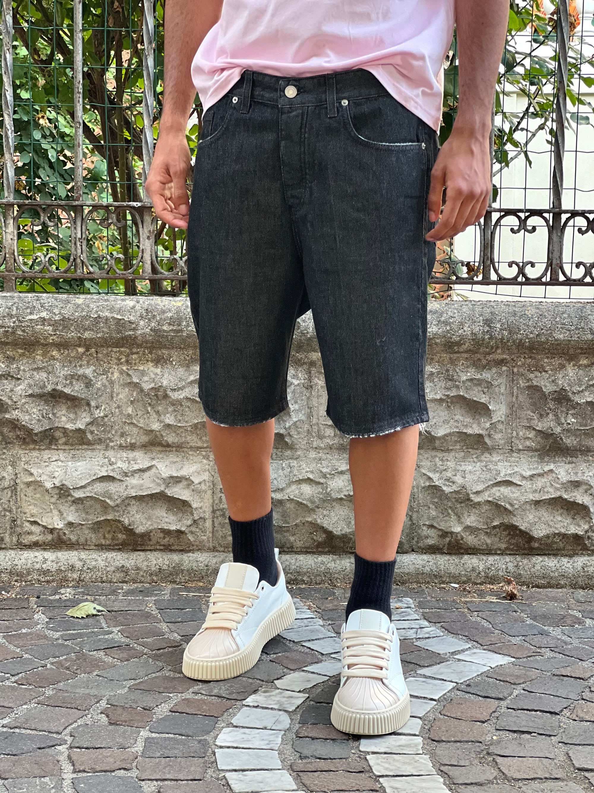 BERMUDA LAVAGGIO ZERO NERO SDL OUTFIT
