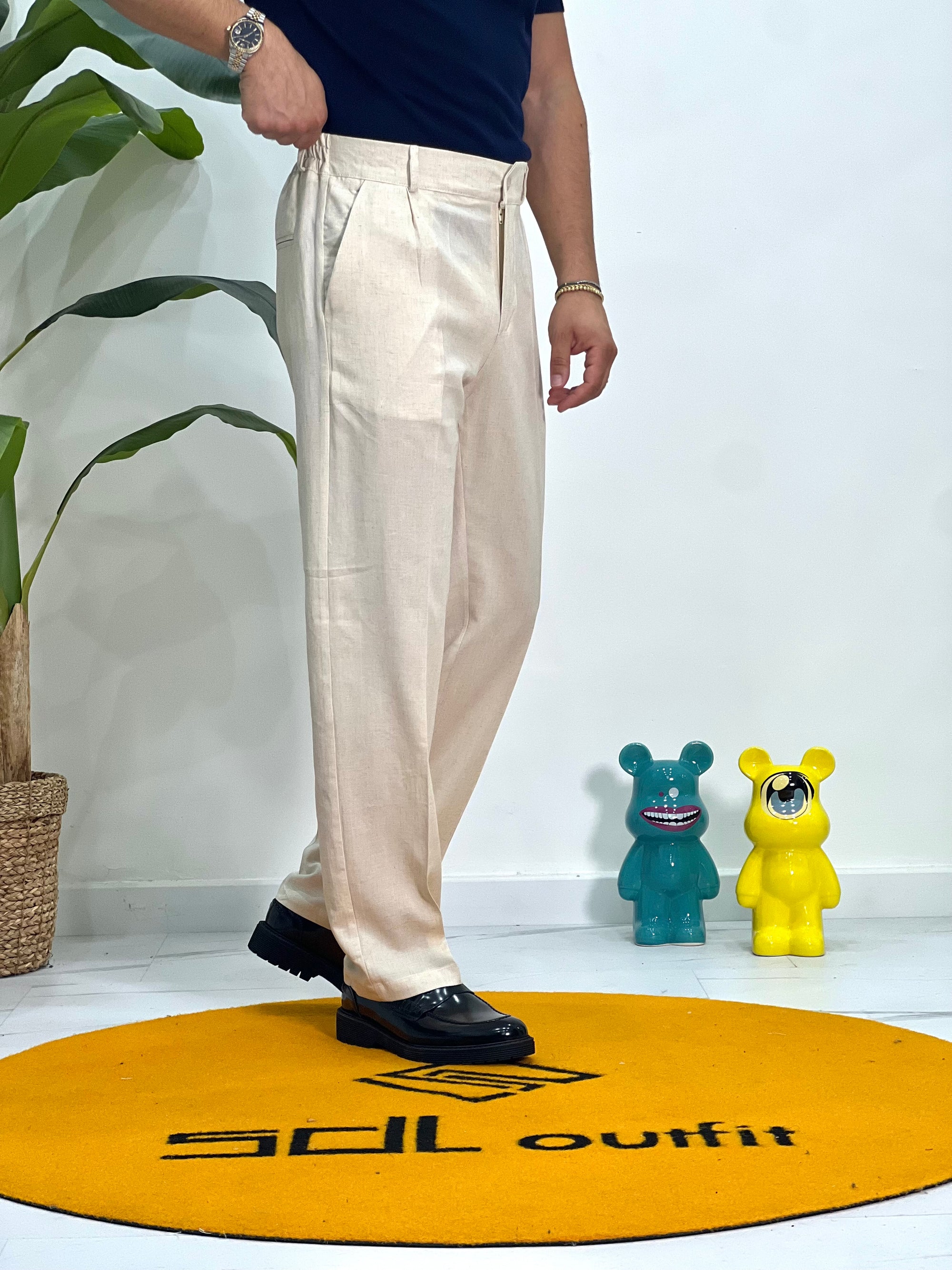 PANTALONE MISTO LINO SICILIA SDL OUTFIT
