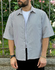 CAMICIA RIGATA MEZZA MANICA