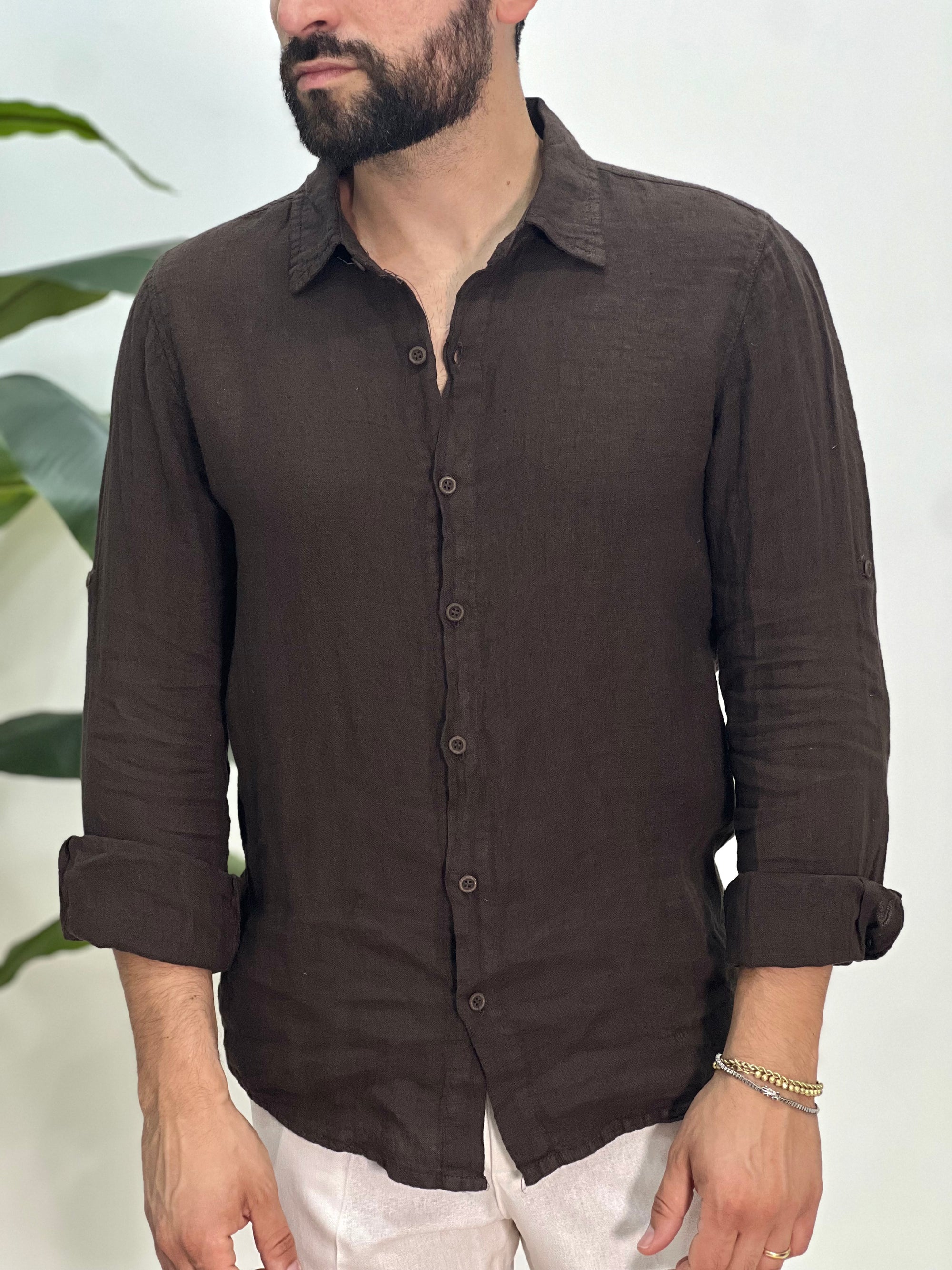 CAMICIA VOILA' IN LINO SDL OUTFIT