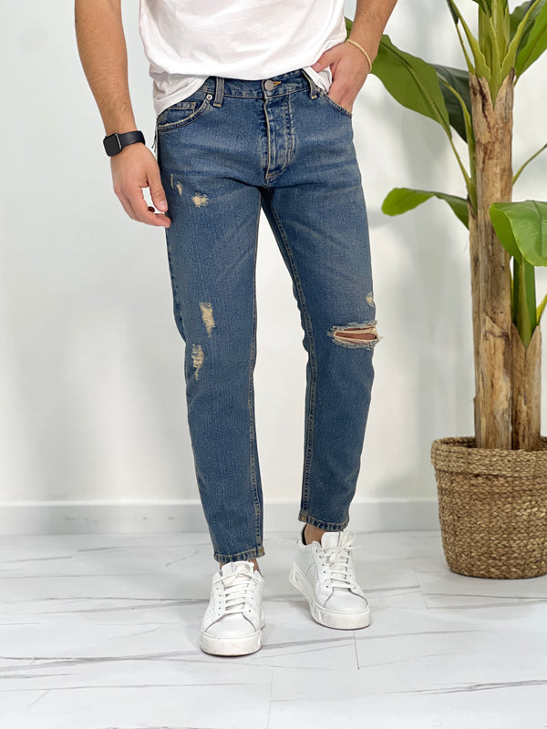 JEANS VINTAGE CON ROTTURE 2.0 SDL OUTFIT