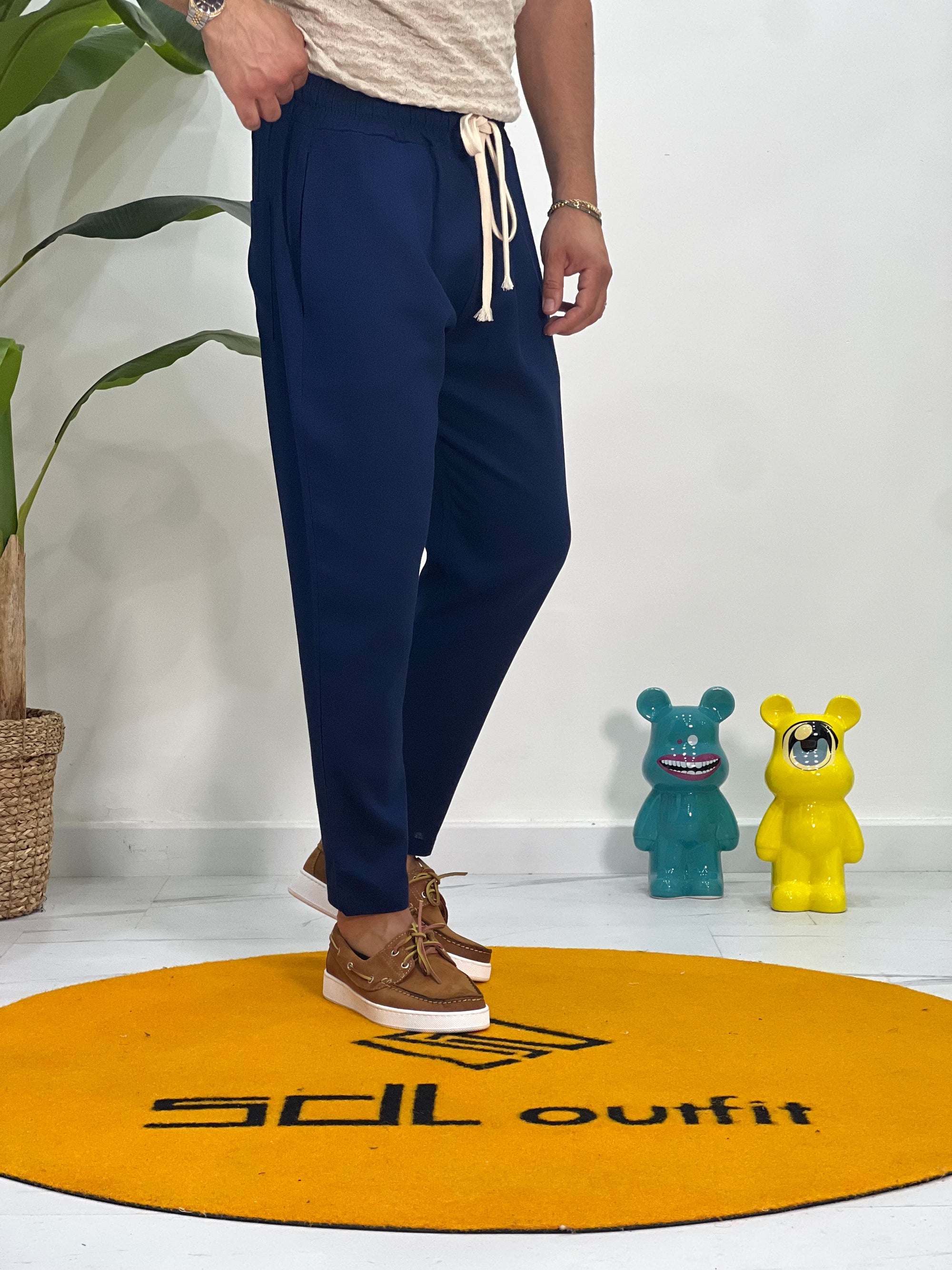 PANTALACCIO REGULAR  MISTO LINO SDL