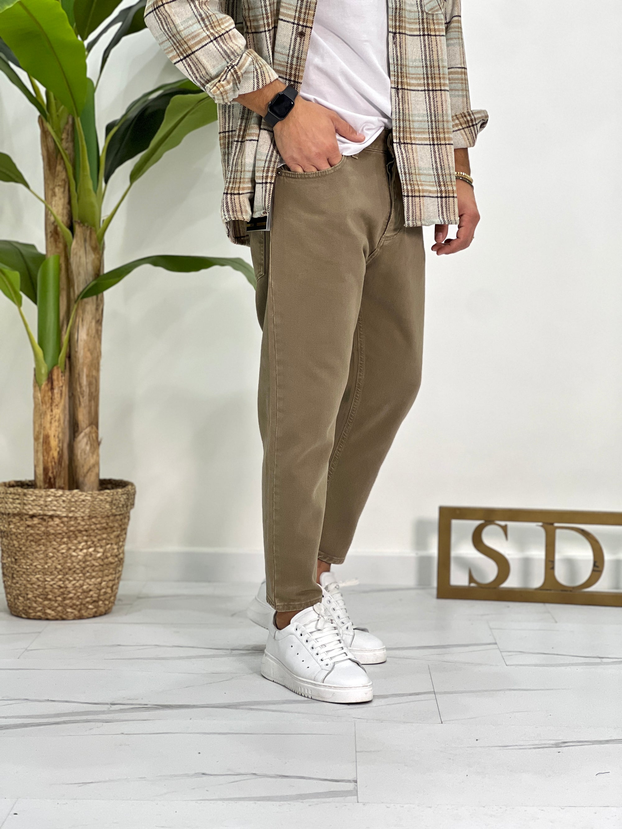 JEANS CARROT DESERT SDL OUTFIT