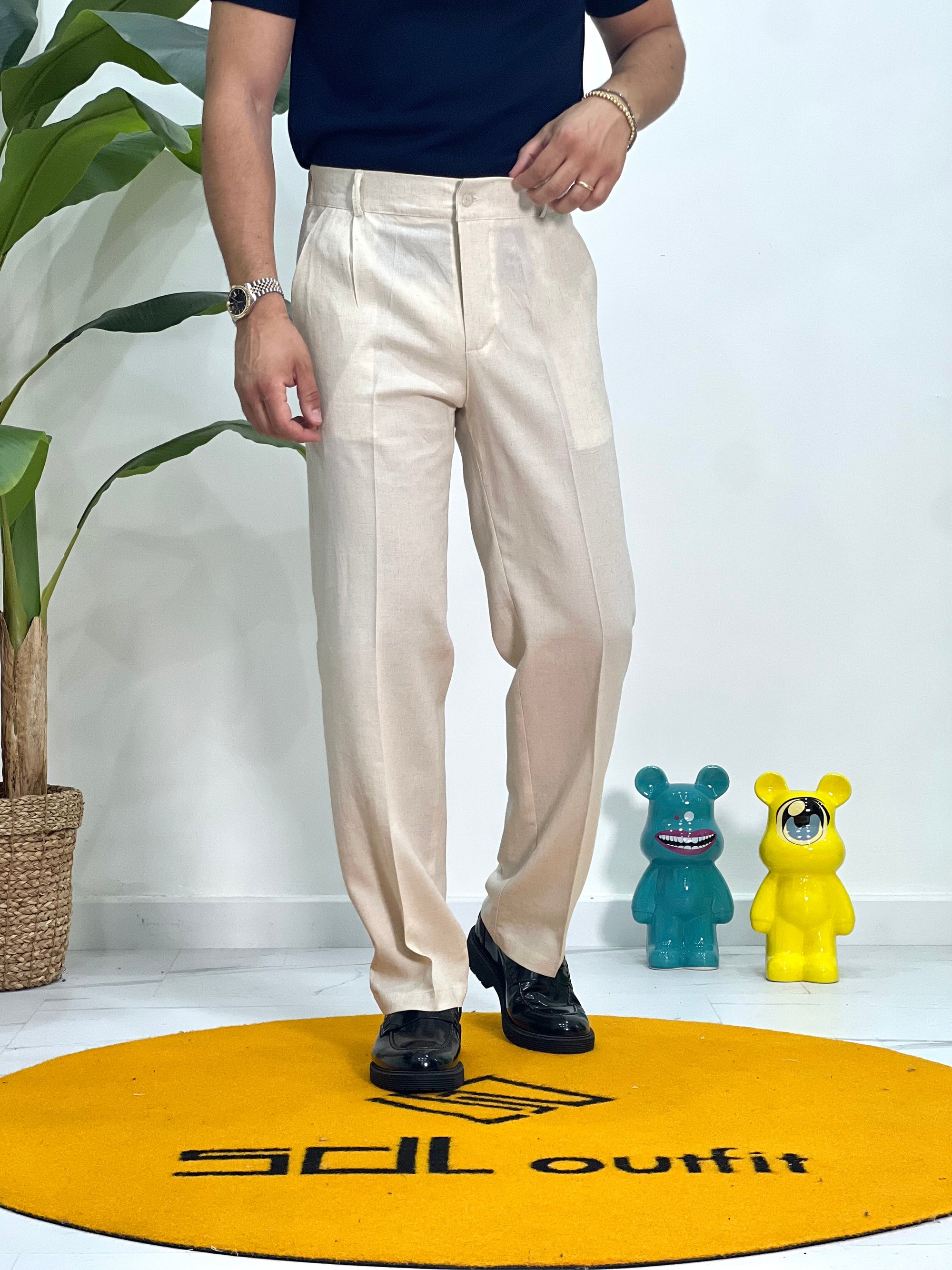 PANTALONE MISTO LINO SICILIA SDL OUTFIT