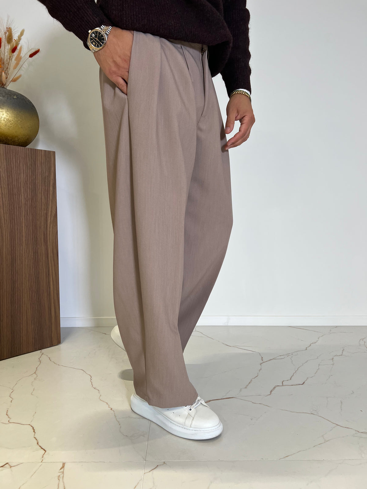 PANTALONE BALLOON DOPPIA PINCES Z76