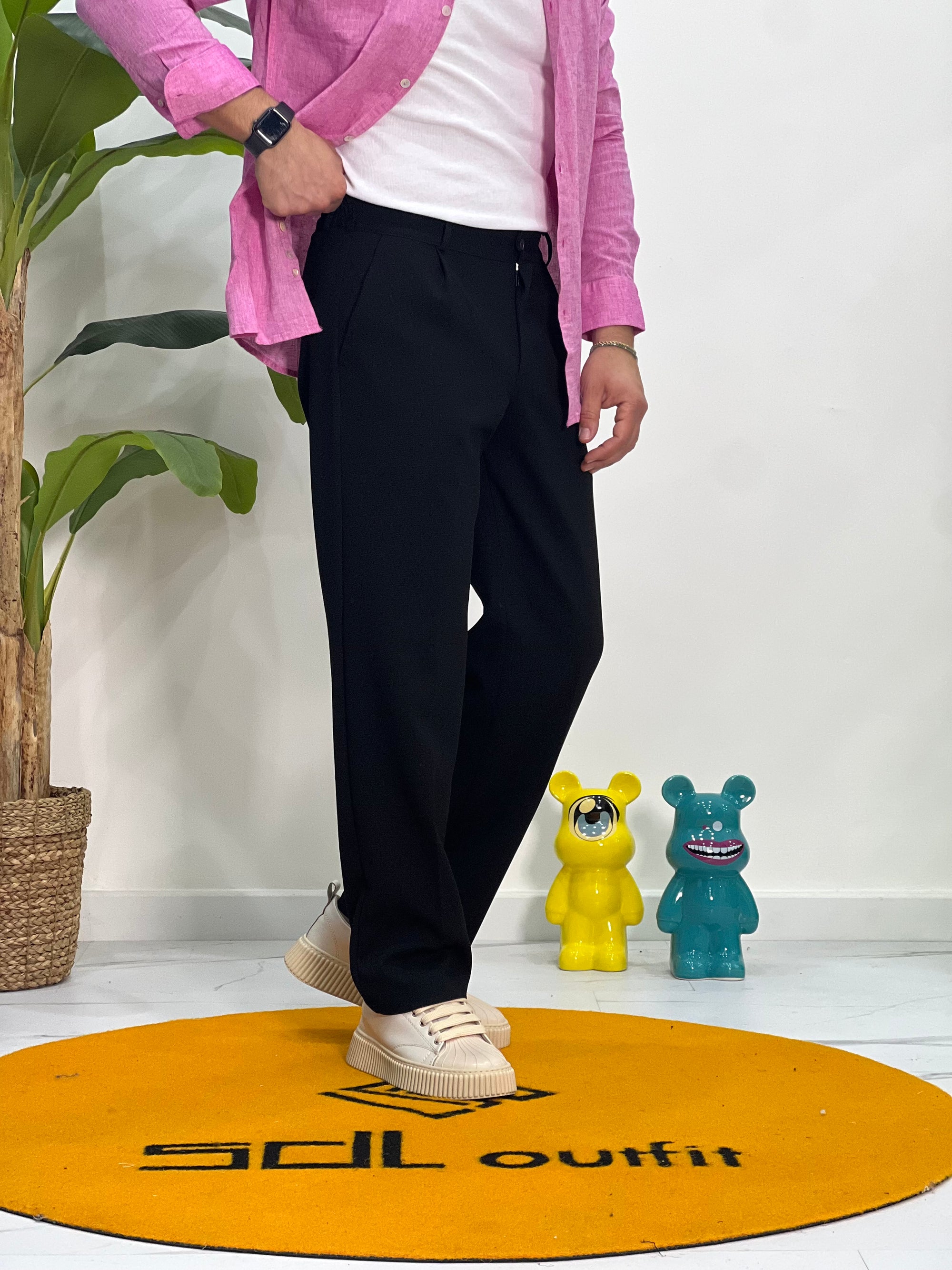PANTALONE FONDO AMPIO NIDO D'APE