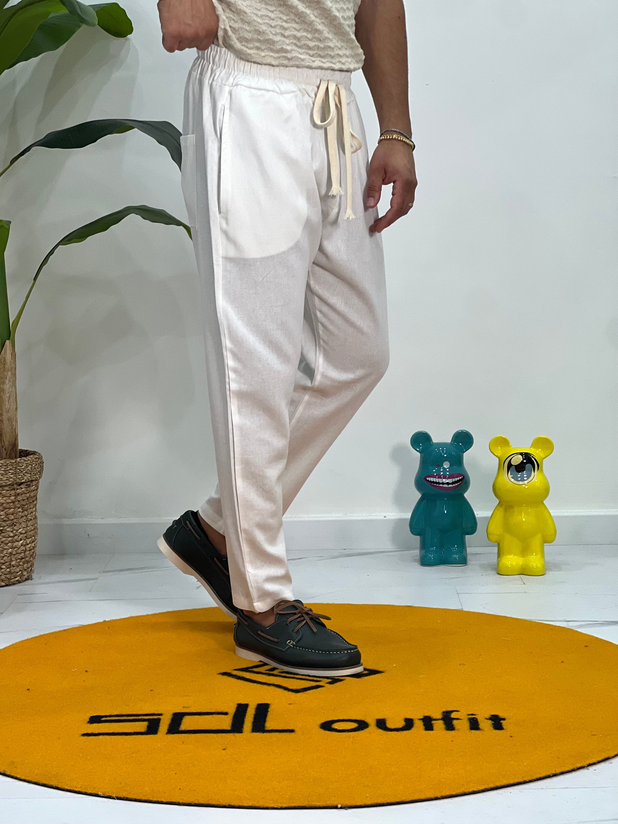 PANTALACCIO REGULAR  MISTO LINO SDL
