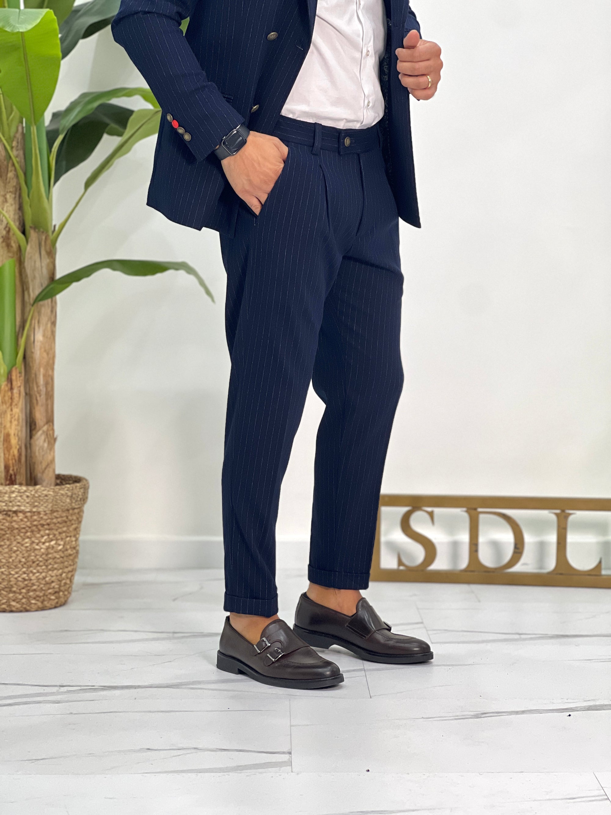 ABITO AUSTRIA DOPPIOPETTO GESSATO SDL OUTFIT
